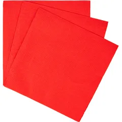 Салфетки бумажные «Папирус» 33*33см[300шт] бум. салфет. ,H=12,L=33,B=16,5см красный, изображение 2