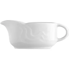 Sauce boat “Melody” porcelain 100ml ,H=45,L=125,B=50mm white