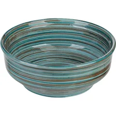 Salad bowl “Scandinavia”  ceramics  0.5 l  D=155, H=60mm  blue.