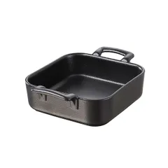 Baking dish “Bel Cousin” ceramics 350ml ,H=4,L=13,B=13cm black