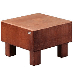 Stand for serving cheese  beech , H=16.5, L=22, B=22cm  brown.