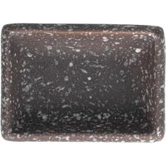 Соусник «Кунстверк» фарфор ,L=85,B=60мм коричнев.,матовый, изображение 2