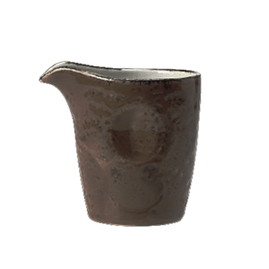 Молочник «Крафт» фарфор 85мл D=58,H=720,L=750мм серый