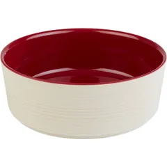 Salad bowl plastic 1.5l D=20,H=7cm wood, red