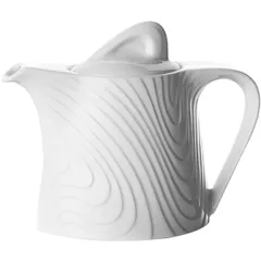 Кофейник «Оптик» фарфор 350мл ,H=135,L=160,B=70мм белый