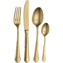 Dessert spoon “Settecento Gold”  stainless steel , L=17.1cm