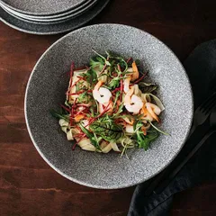 Салатник «Гранит» фарфор 0,5л D=150,H=55мм серый,матовый, изображение 2