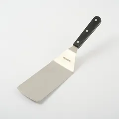 Лопатка кухонная изогнутая сталь нерж.,полиоксиметилен ,H=1,2,L=308,B=75мм металлич.,черный