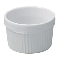 Sauce boat porcelain 160ml D=82,H=52mm white