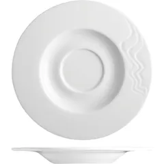 Saucer “C-Class Melody”  porcelain  D=170, H=15mm  white