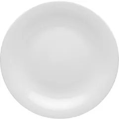 Plate “Thiago” small  porcelain  D=25, H=2cm  white