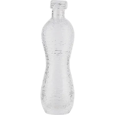 Бутылка «Мультиколор» для воды с крышкой стекло 1,3л D=10,H=32см прозр., изображение 2
