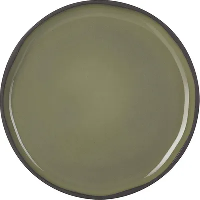 Тарелка «Карактэр» с высоким бортом керамика D=150,H=15мм зелен., Цвет: Зеленый, Диаметр (мм): 150
