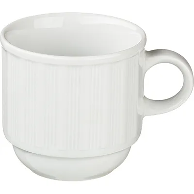 Чашка кофейная «Эвита» фарфор 100мл D=6,H=6,L=8,B=6см белый, изображение 2