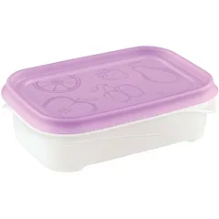 Контейнер для продуктов полипроп. 0,5л ,H=45,L=157,B=106мм прозр.,сиренев.