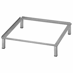 Stand stainless steel ,H=65,L=330,B=330mm metal.