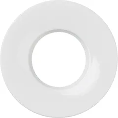 Салатник для комплимента «Крушиал Дэт» с отверстием для ложки фарфор D=11/7,H=2см белый, изображение 2