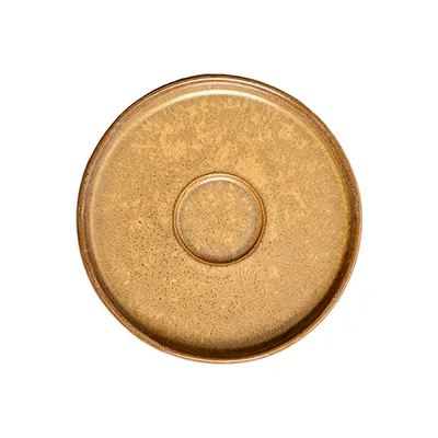 Блюдце «Эггшелл Нейчер» фарфор D=120,H=17мм коричнев.