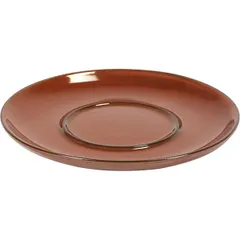 Блюдце «Террес де Ревес» керамика D=135/60,H=12мм коричнев., изображение 2