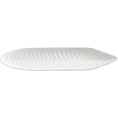 Serving dish “Leaf” plastic ,H=25,L=345,B=80mm white