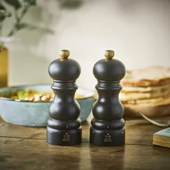 Мельница для соли «Париж Ю Селект» металлический механизм бук ,H=15см шоколад., изображение 3