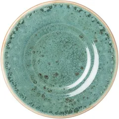 Saucer “Erboso Reativo”  porcelain  D=155, H=20mm  turquoise, beige.