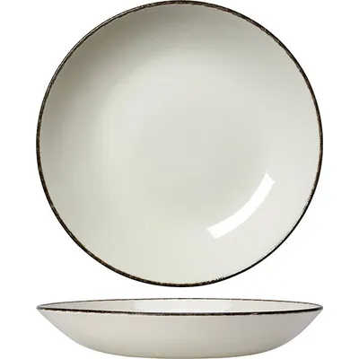 Салатник «Чакоул дэппл» фарфор D=29см белый,черный