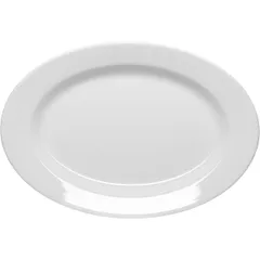 Блюдо «Кашуб-хел» овальное фарфор ,H=30,L=255,B=180мм белый