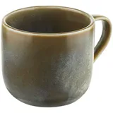 Чашка чайная «Агава» фарфор 350мл D=9,H=8см серый,зелен.