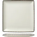 Блюдо «Чакоул Дэппл» квадратное фарфор,фарфор ,L=27,B=27см белый,черный