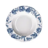 Тарелка глубокая «В.Виена Роузес» фарфор 300мл D=230,H=35мм белый,синий