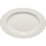 Блюдо «Кашуб-хел» овальное фарфор ,H=3,L=30,B=21см белый