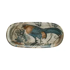 Блюдо сервировочное «Месопотамия Фауна» овальное фарфор ,L=21,B=10см разноцветн.