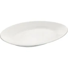 Блюдо «Перформа» овальное стекло ,H=15,L=300,B=225мм белый, изображение 2
