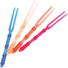 Cocktail forks [400pcs] polystyrene ,L=11cm multi-colored.