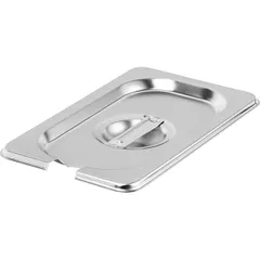 Крышка для гастроемкости GN 1/9 с вырезом для ложки сталь нерж. ,H=3,L=18,B=11см металлич.