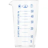 Beaker TS GOST-1770-74 glass 50ml D=45,H=85mm clear.