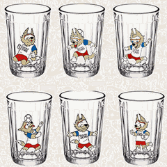 Стакан «Забивака» стекло 250мл D=73,H=110мм