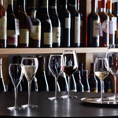 Бокал для вина «Инальто Трэ Сэнси» стекло 0,55л D=92,H=235мм прозр., Объем по данным поставщика (мл): 550, изображение 3