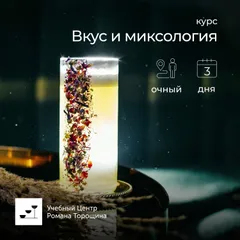 Курс «Вкус и миксология» очный, 3 дня