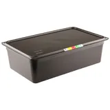 Гастроемкость GN 1/1 без крышки полипроп. 19,1л ,H=15,L=53,B=32,5см черный