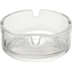 Ashtray glass D=87,H=35mm clear