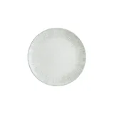 Тарелка «Ирис» мелкая фарфор D=21см белый,серый