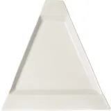 Тарелка «Максим» треугольная фарфор ,H=2,L=27,B=28см белый
