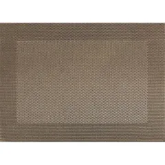 Салфетка сервировочная поливинилхл. ,L=46,B=33см серебрист.,серый