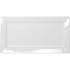 Блюдо «Кунстверк» прямоугольное фарфор ,H=16,L=370,B=200мм белый
