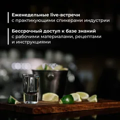 Курс «Настойки, кордиалы, премиксы и заготовочный цех» онлайн, 4 недели, изображение 4