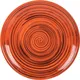 Тарелка мелкая керамика D=22,H=2см оранжев.