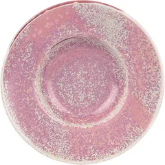 Plate for pasta “Peony”  porcelain  400 ml  D=280, H=55mm  pink.