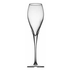 Flute glass “Monte Carlo” glass 225ml D=49,H=252mm clear.